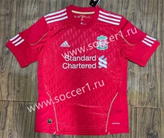Retro Version 10-11 Liverpool Home Red Thailand Soccer Jersey AAA-SL