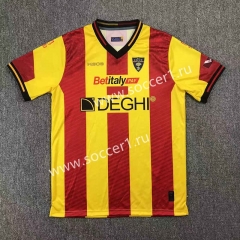 2023-2024 US Lecce Home Red&Yellow Thailand Soccer Jersey AAA-417