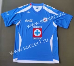 Retro Version 2005 Cruz Azul Blue Thailand Soccer Jersey AAA-912