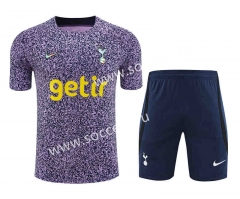 2023-2024 Tottenham Hotspur Purple Thailand Training Soccer Uniform-418