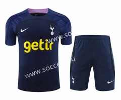 2023-2024 Tottenham Hotspur Royal Blue Thailand Training Soccer Uniform-418