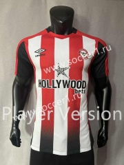 Player Version 2023-2024 Brentford Home Red&White Thailand Soccer Jersey AAA-4691