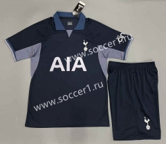 2023-2024 Tottenham Hotspur Away Royal Blue Soccer Uniform-9031