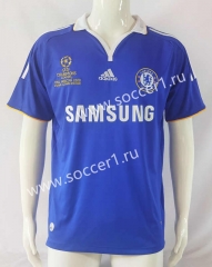 Retro Version 07-08 Chelsea UEFA Champions League Home Blue Thailand Soccer Jersey AAA-503