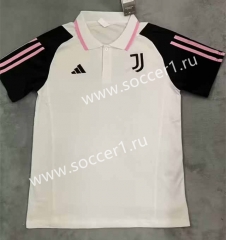 2023-2024 Juventus White Thailand Polo Shirt-0009