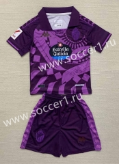 2023-2024 Real Valladolid Away Purple Soccer Uniform-AY