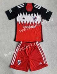 2023-24 CA River Plate Away Red Soccer Uniform-AY