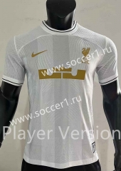 Player Version 2023-24 Liverpool White Thailand Soccer Jersey AAA-SJ