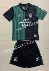 2023-24 Coventry City 2nd Away Green&Black Soccer Uniform-AY