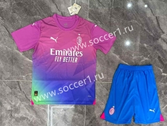 2023-24 AC Milan 2nd Away Purple Soccer Uniform-GB