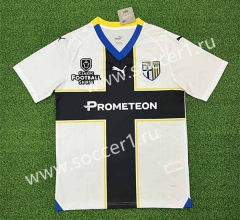 (S-4XL) 2023-24 Parma Calcio Home White&Black Thailand Soccer Jersey AAA-403