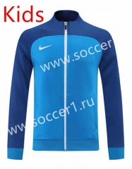 Nike Sky Blue Thailand Kids/Youth Soccer Jacket-LH