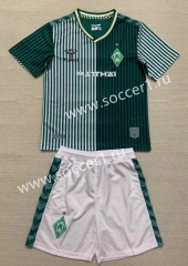 2023-24 SV Werder Bremen Home Green Soccer Uniform-AY