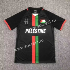 2023-24 Palestino Black Thailand Soccer Jersey AAA-417
