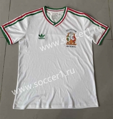 Retro Version Mexico White Thailand Soccer Jersey AAA-422