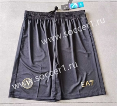 2023-24 Napoli Souvenir Edition Dark Grey Thailand Soccer Shorts