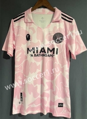 2023-24 Inter Miami CF Trilateral Bath Ape Pink Thailand Soccer Jersey AAA-9171
