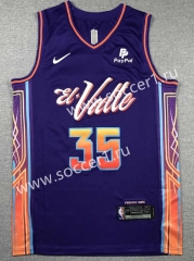 2024 City Version Phoenix Suns Purple #35 NBA Jersey