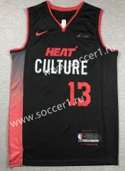 2024 City Edition Miami Heat Black #13 NBA Jersey
