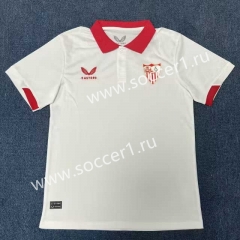 2023-2024 Sevilla White Thailand Polo Shirt-8430