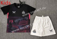 2023-24 City Version Newcastle United Black Kids/Youth Soccer Uniform-3162