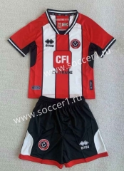 2023-24 Sheffield United Home White&Red Soccer Uniform-AY