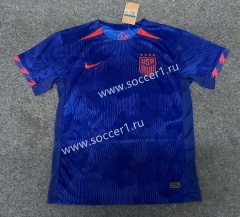 2023-24 USA Away Blue Thailand Soccer Jersey AAA-3066