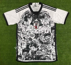 2023-24 Japan Football Boy Cartoon Version Black&White Thailand Soccer Jersey AAA-416