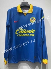 2023-24 Club America Blue LS Thailand Soccer Jersey AAA-422