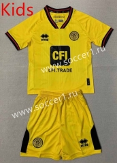 2023-24 Sheffield United Away Yellow Kid/Youth Soccer Uniform-AY