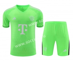 2023-24 Bayern München Fluorescent Green Thiland Soccer Uniform-418