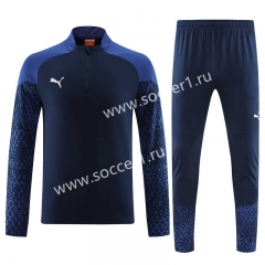 Puma Royal Blue Thailand Soccer Tracksuit Uniform-4627