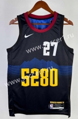 2024 City Version Denver Nuggets Black #27 NBA Jersey-311