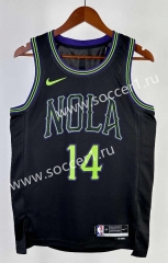 2024 New Orleans Pelicans City Edition Black #14 NBA Jersey-311
