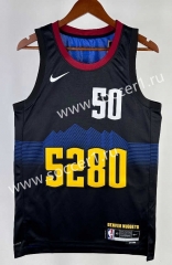 2024 City Version Denver Nuggets Black #50 NBA Jersey-311