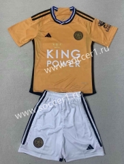 2023-24 Leicester City 2nd Away Yellow Soccer Unifrom-AY