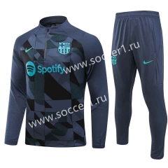 2023-24 Special Version Barcelona Gray Thailand Soccer Tracksuit-GDP