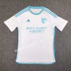2024-25 Ulsan-Hyundai Away White Thailand Soccer Jersey AAA-417