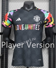 Player Version 2023-24 Special Version Manchester United Black Thailand Training Jersey AAA-888