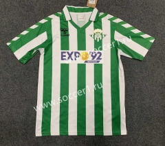 Commemorative Retro Version Real Betis Home White&Green Thailand Soccer Jersey AAA-GB