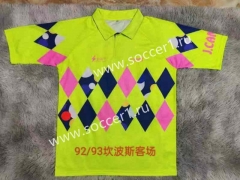 Retro Version 92-93 CE Campos Away Yellow (J. CAMPOS#1 )Thailand Soccer Jersey AAA-9755