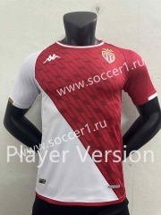 Player Version 2023-2024 Monaco Home Red Thailand Soccer Jersey AAA-2016