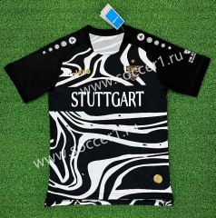 (S-4XL) 2023-2024 VfB Stuttgart Black Thailand Soccer Jersey AAA-403