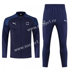2023-24 Monterrey Royal Blue Thailand Soccer Jacket Uniform-HR