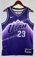 2024 City Version Utah Jazz Purple #23 NBA Jersey-311