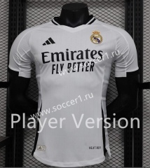 Player Version 2024-25 Real Madrid Home White Thailand Soccer Jersey AAA-888