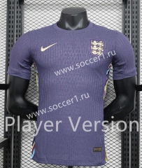 Player Version 2024-25 England Away Blue Thailand Soccer Jersey AAA-888