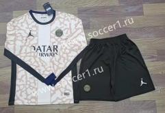 2023-2024 Paris SG White LS Soccer Uniform-709