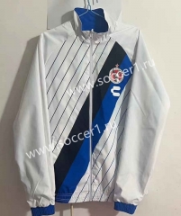 (S-3XL) 2024-25 Club Tijuana Blue&White Double-Sided Wear Thailand Trench Coats-0255