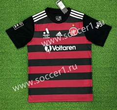 (S-4XL) 2023-24 Western Sydney Wanderers Red&Black Thailand Soccer Jersey AAA-403
